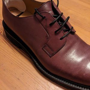 Mr P. - Jacques Leather Derby Shoes - Men - Burgundy